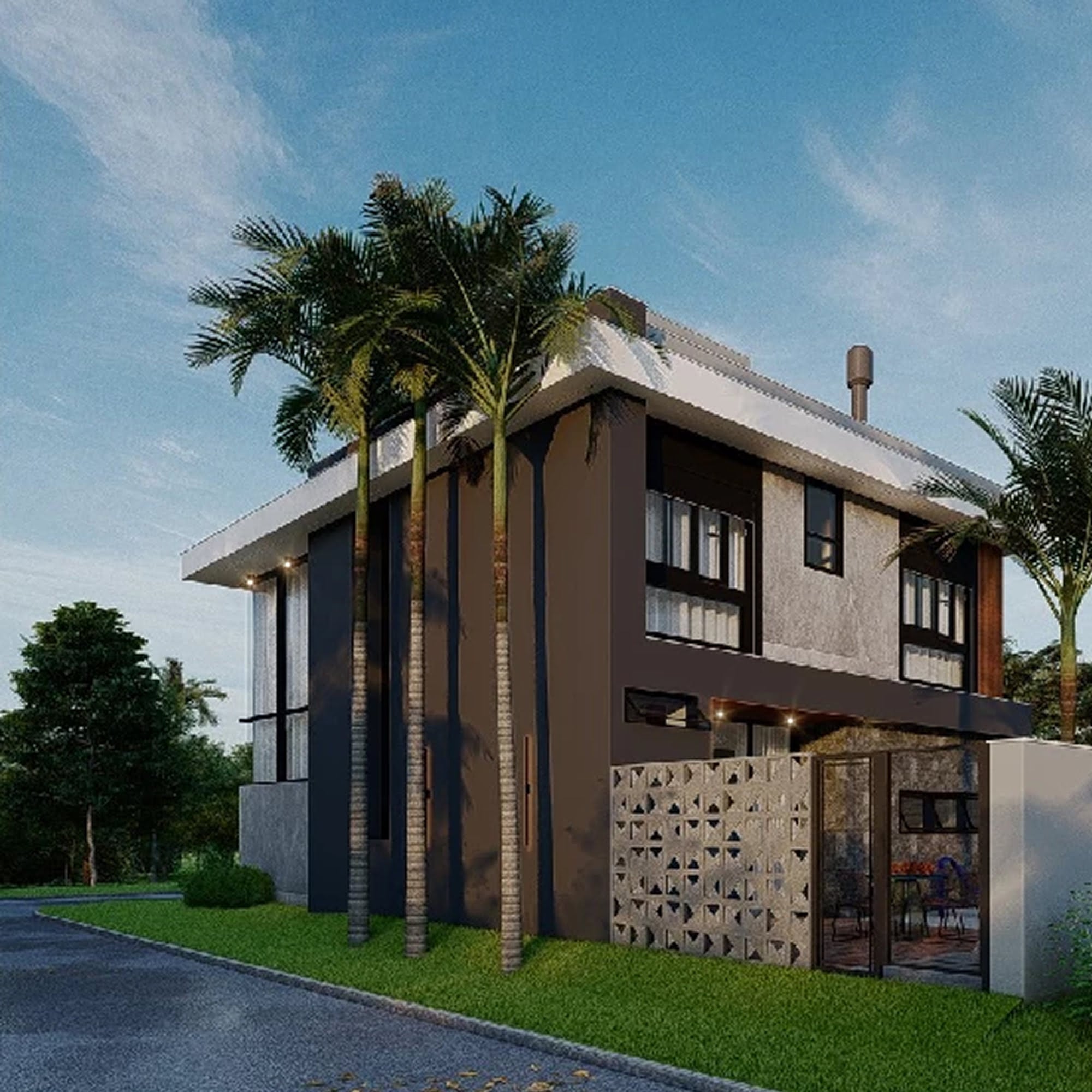 Casa de alto padrão construída pela MRW Engenharia - Projeto 4