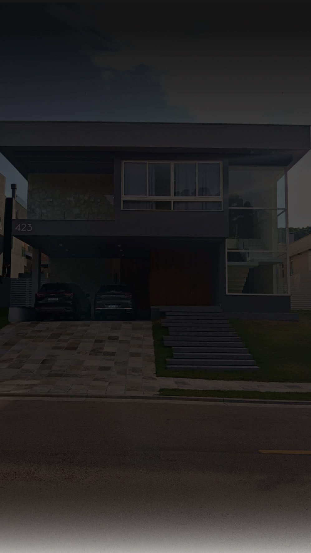 Casa de alto padrão construída pela MRW Engenharia